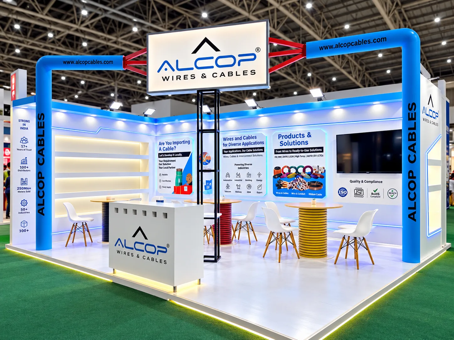 Alcop Wires & Cables — Electronica India 2026 — BIEC, Bengaluru