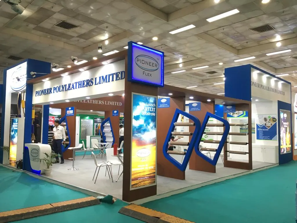 Pioneer Polyleathers — Exhibition Stand