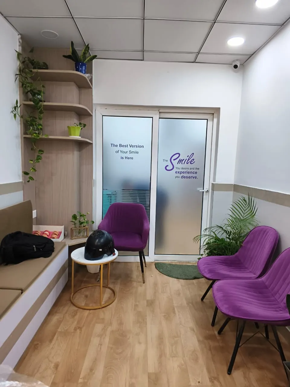 Purple Dental & Medical Centre waiting area fitted out by Management Touch