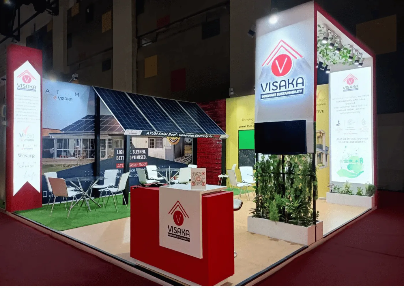 Visaka Industries Exhibition Stand